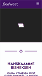 Mobile Screenshot of foodwest.fi